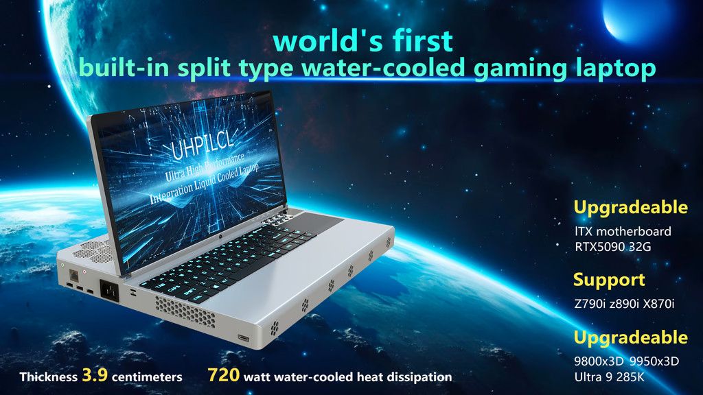 This prototype gaming laptop houses a desktop-class RTX 5090 | Windows ...