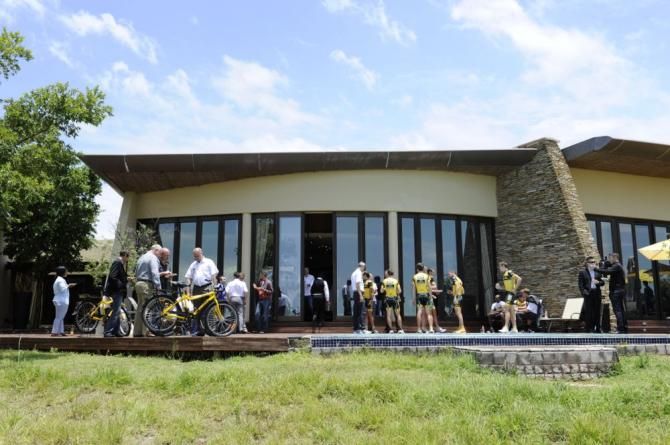 The presentation's venue at the Maropeng Hotel