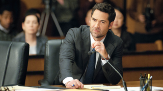 Manuel Garcia-Rulfo as Mickey Haller in episode 409 of "The Lincoln Lawyer."