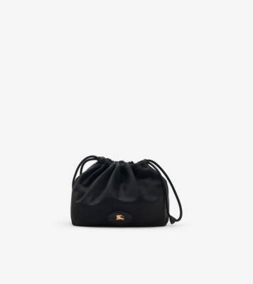 Reversible Horseshoe Drawstring Pouch&amp;#8203; in Black - Women, Nylon | Burberry&amp;reg; Official