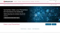 Website screenshot for Symantec Data Loss Prevention