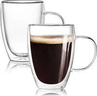 Glass Coffee Mugs (2-pack): was $29 now $14