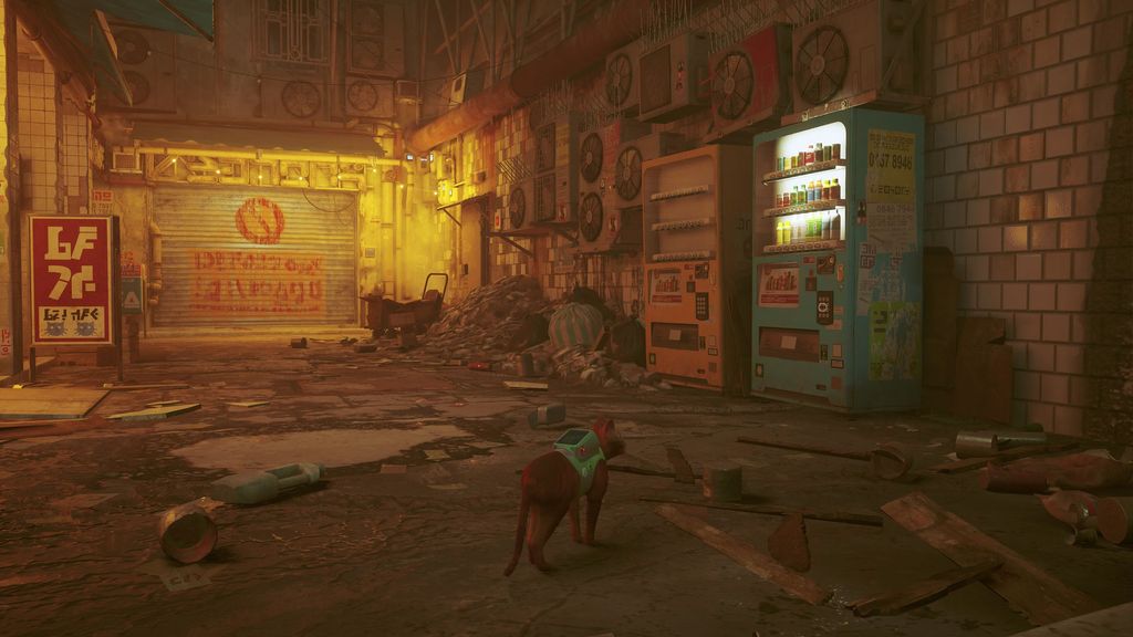 All Stray energy drink locations in The Slums GamesRadar+