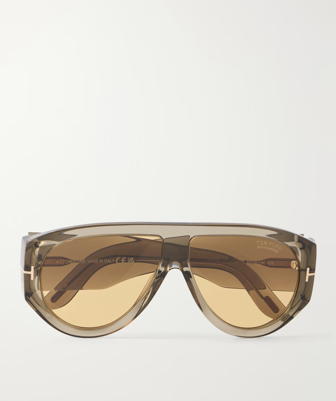 Tom ford Bronson D-frame tortoiseshell acetate sunglasses
