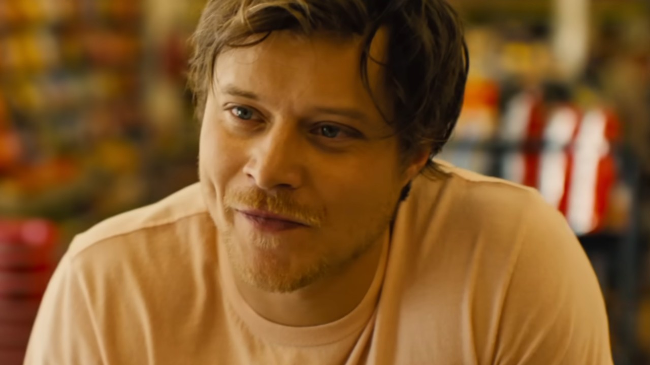 Rudy Pankow smiling in Reminders of Him.