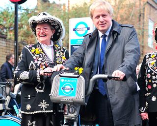 Boris Johnson launches the Barclays Cycle Hire in London