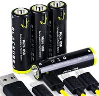Blackube USB AA batteries