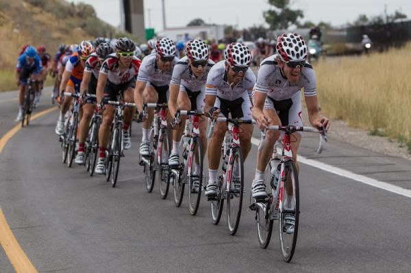 Competitive Cyclist put some work in at the front of the peloton