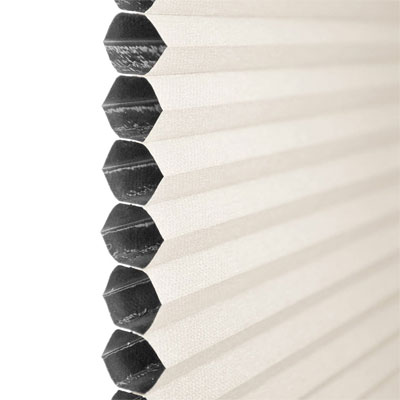 honeycomb fabric cream conservatory blinds