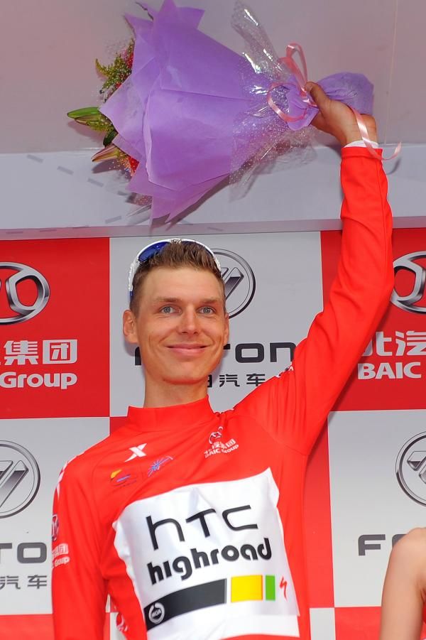 Tony Martin (HTC-Highroad) won his first race as time trial world champion