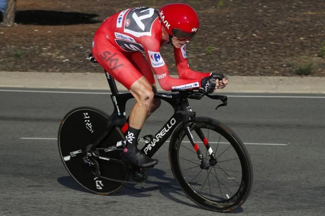 Chris Froome (Team Sky) dominates against the clock