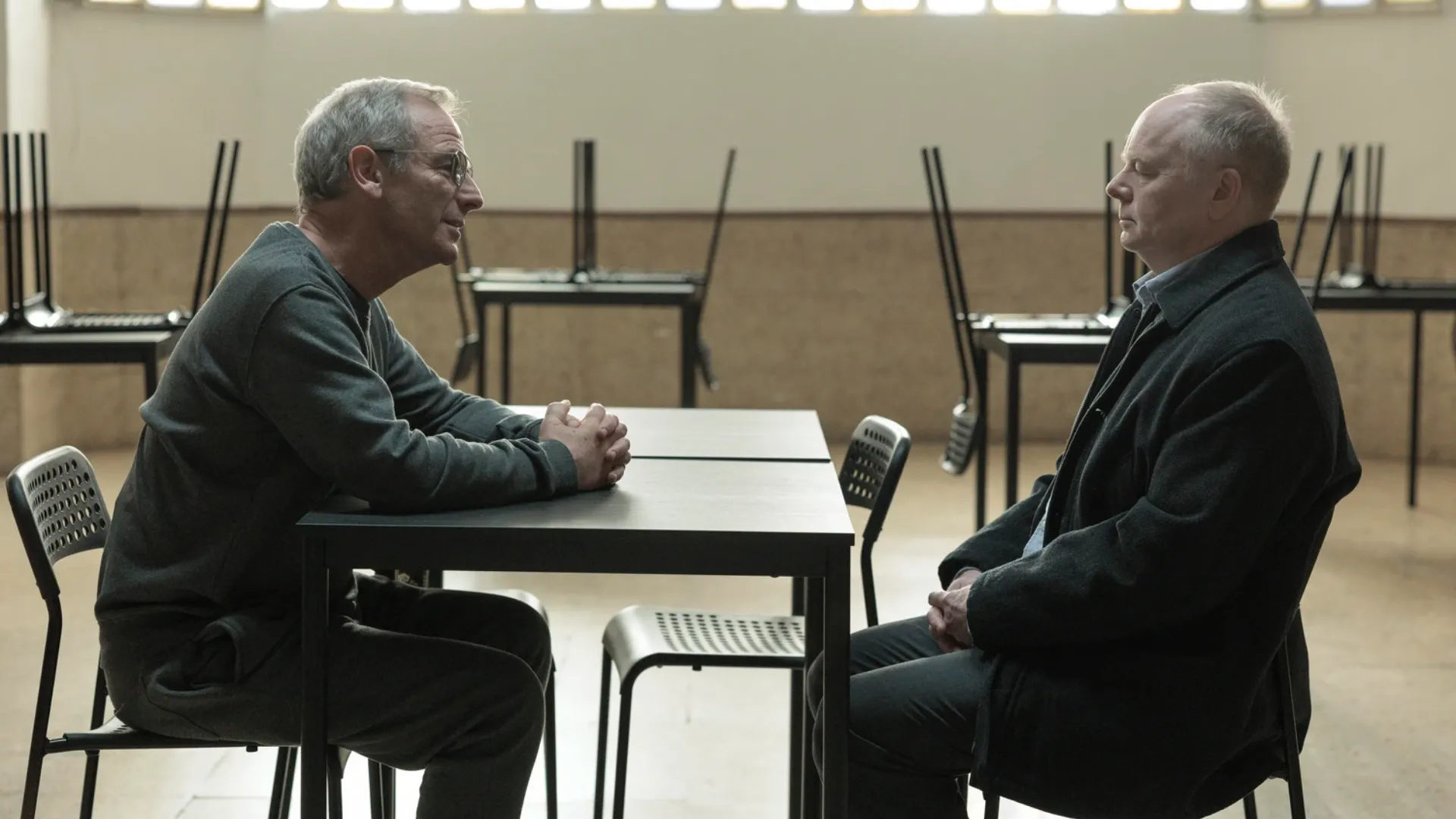 Robson Green and Jason Watkins in The Game season 2