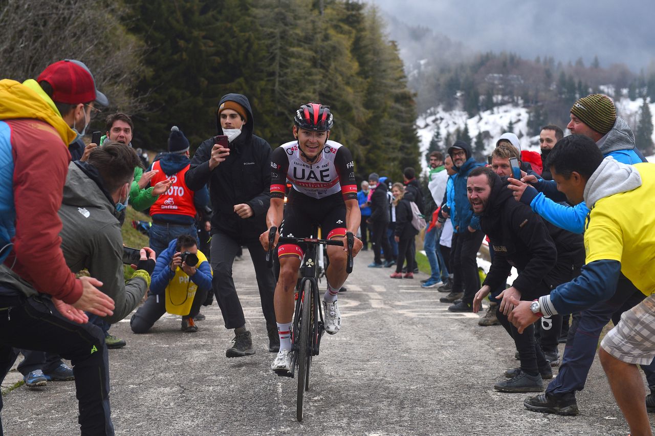 Giro d'Italia 2021 - 104th Edition - 14th stage Cittadella - Monte Zoncolan 205 km - 22/05/2021 - Alessandro Covi (ITA - UAE Team Emirates) - photo Dario Belingheri/BettiniPhoto&Acirc;&copy;2021
