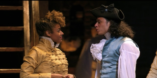 Ariana DeBose as The Bullet and Anthony Ramos as Phillip Hamilton