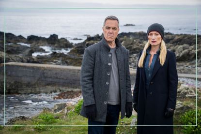 Tom Brannick played by James Nesbitt, and Olivia Foyle played by Victoria Smurfitt in Bloodlands season 2