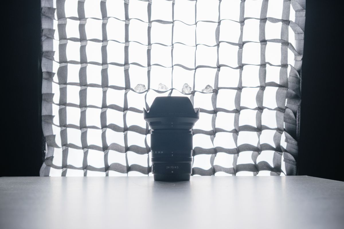 A backlit photo of a lens taken on the Fujifilm X-T30 III