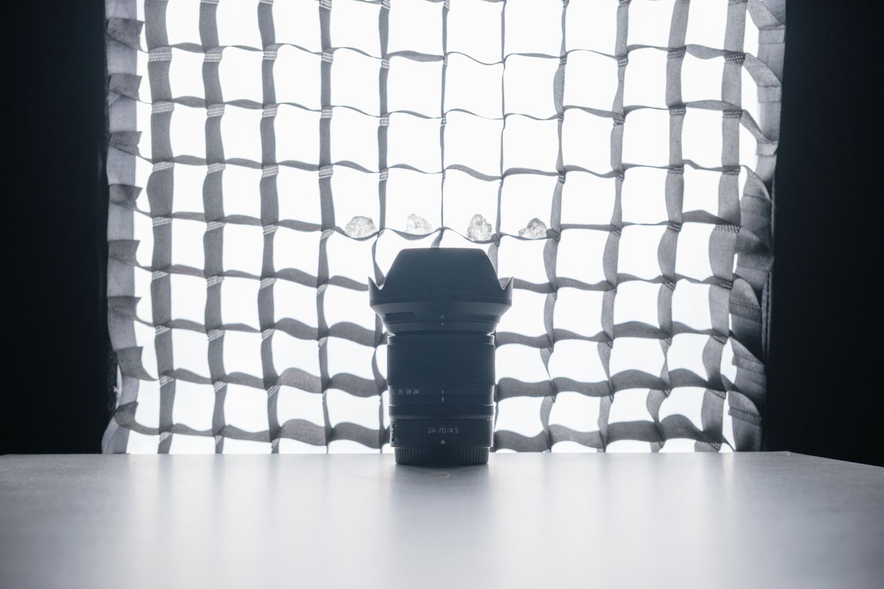 A backlit photo of a lens taken on the Fujifilm X-T30 III