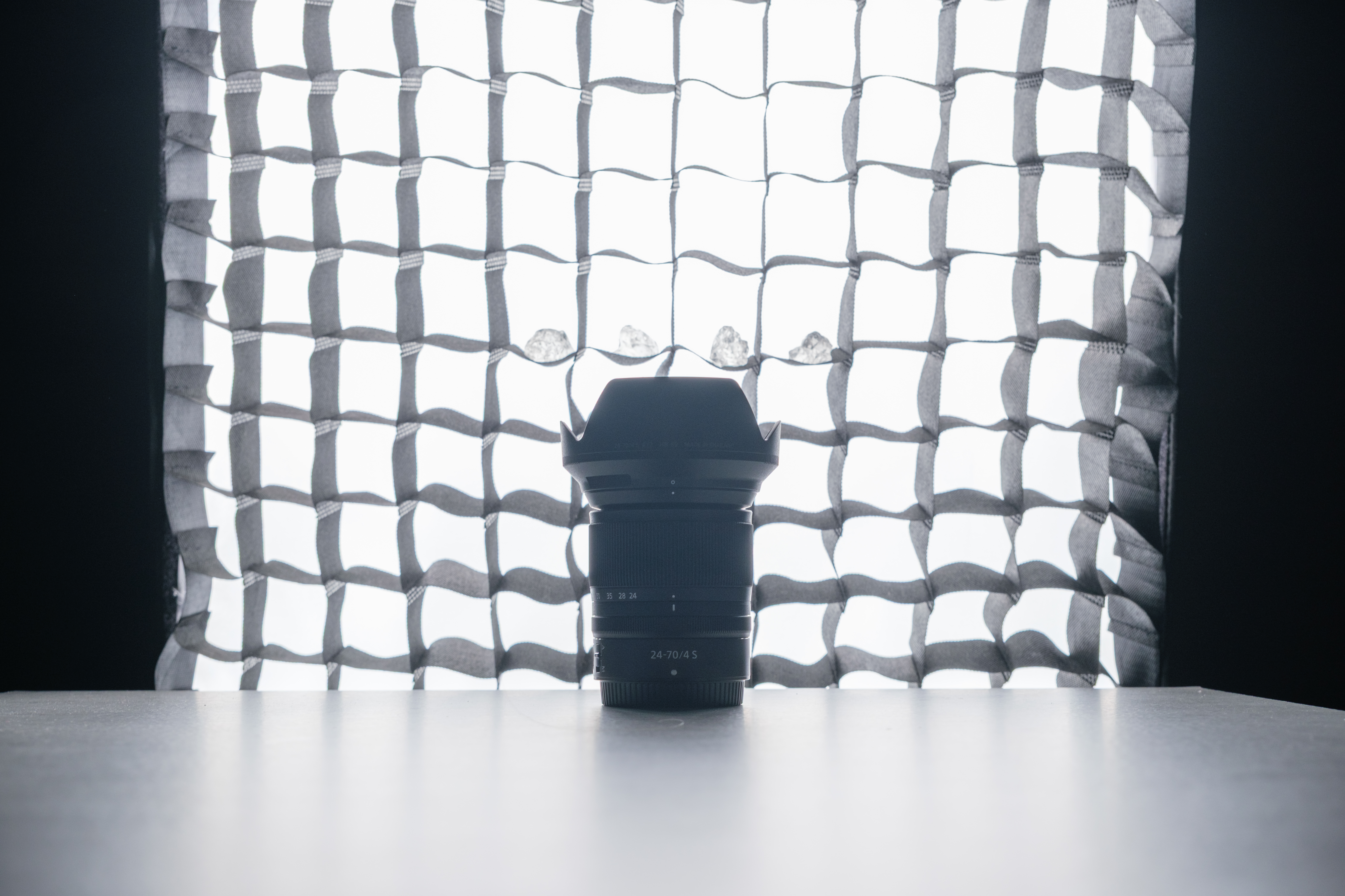 A backlit photo of a lens taken on the Fujifilm X-T30 III
