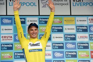 Marcel Kittel wins, Tour of Britain 2014 stage one