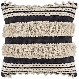 Venora Striped Cotton Throw Pillow