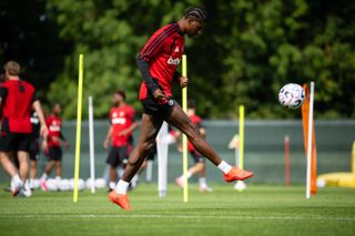 Man Utd winger Marcus Rashford is back