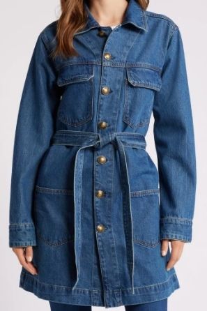 '70s Belted Denim Jacket