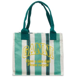 Ganni Large Easy Shopper Stripes