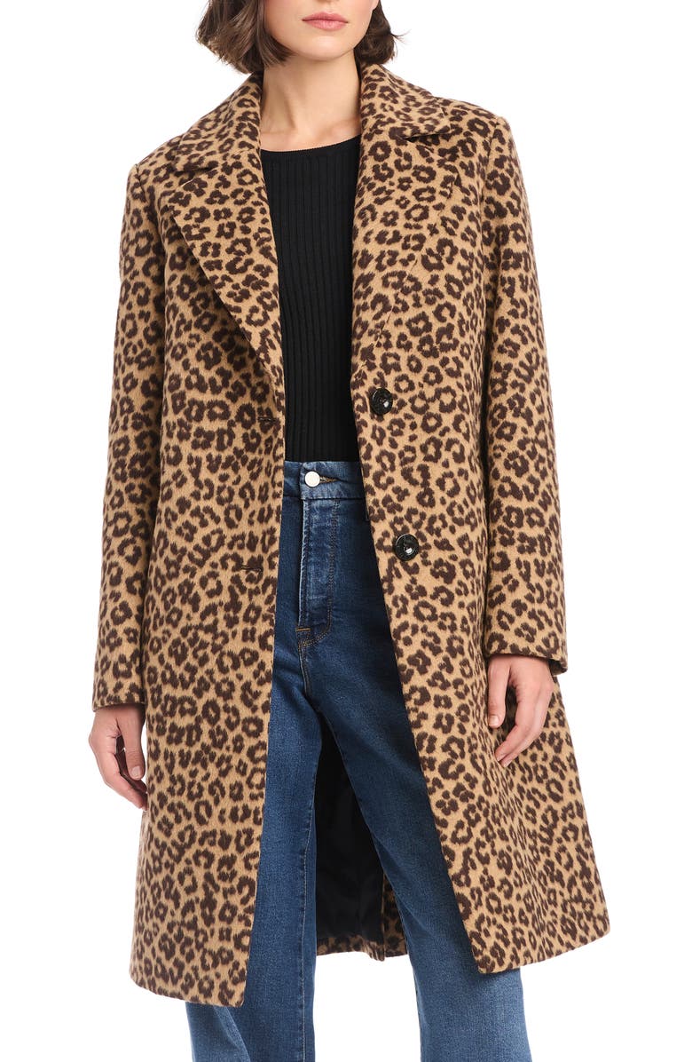 Leopard Print Coat