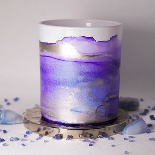 December birthstone candle.