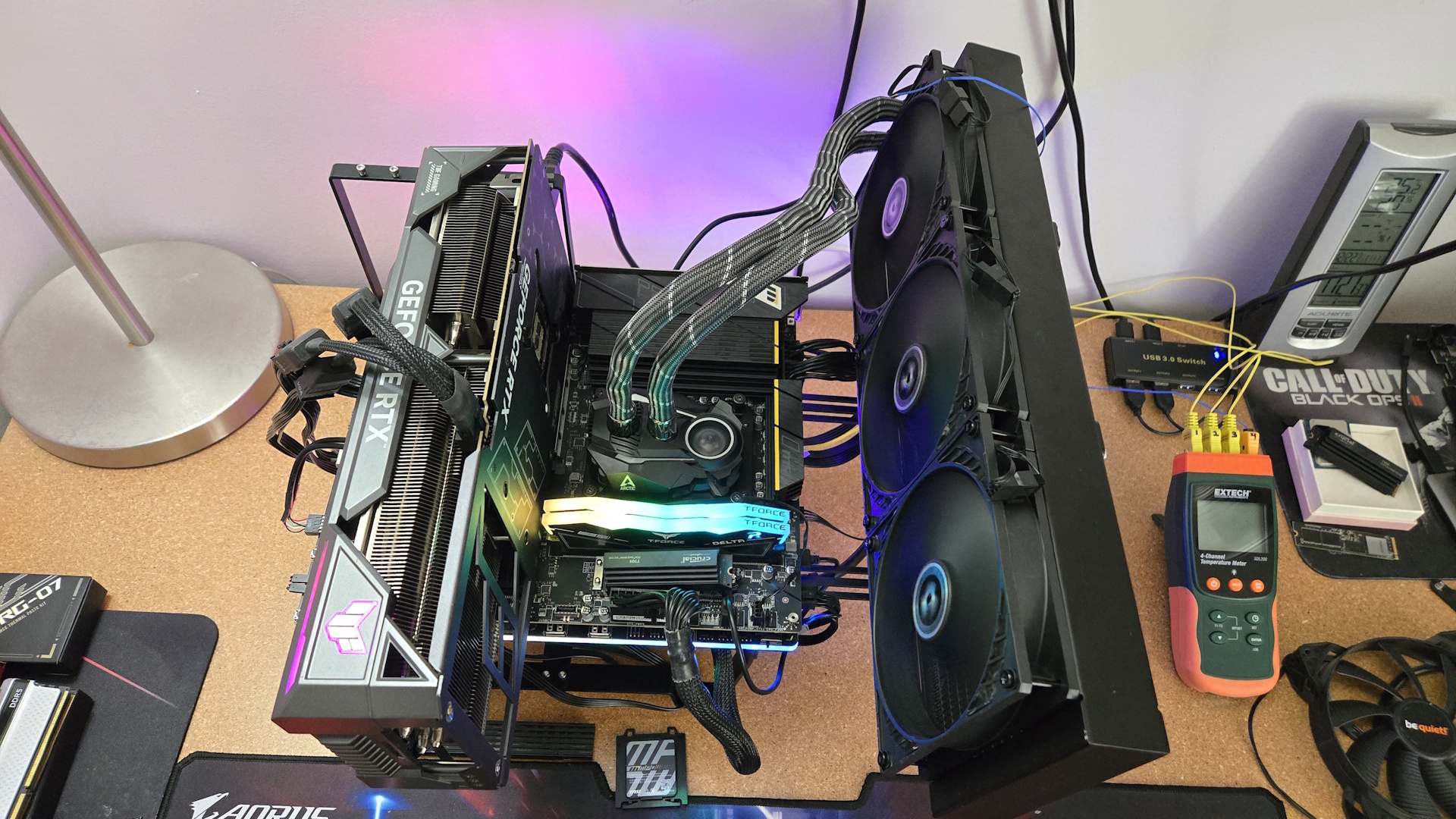 MSI B850 MPower - On the testbed