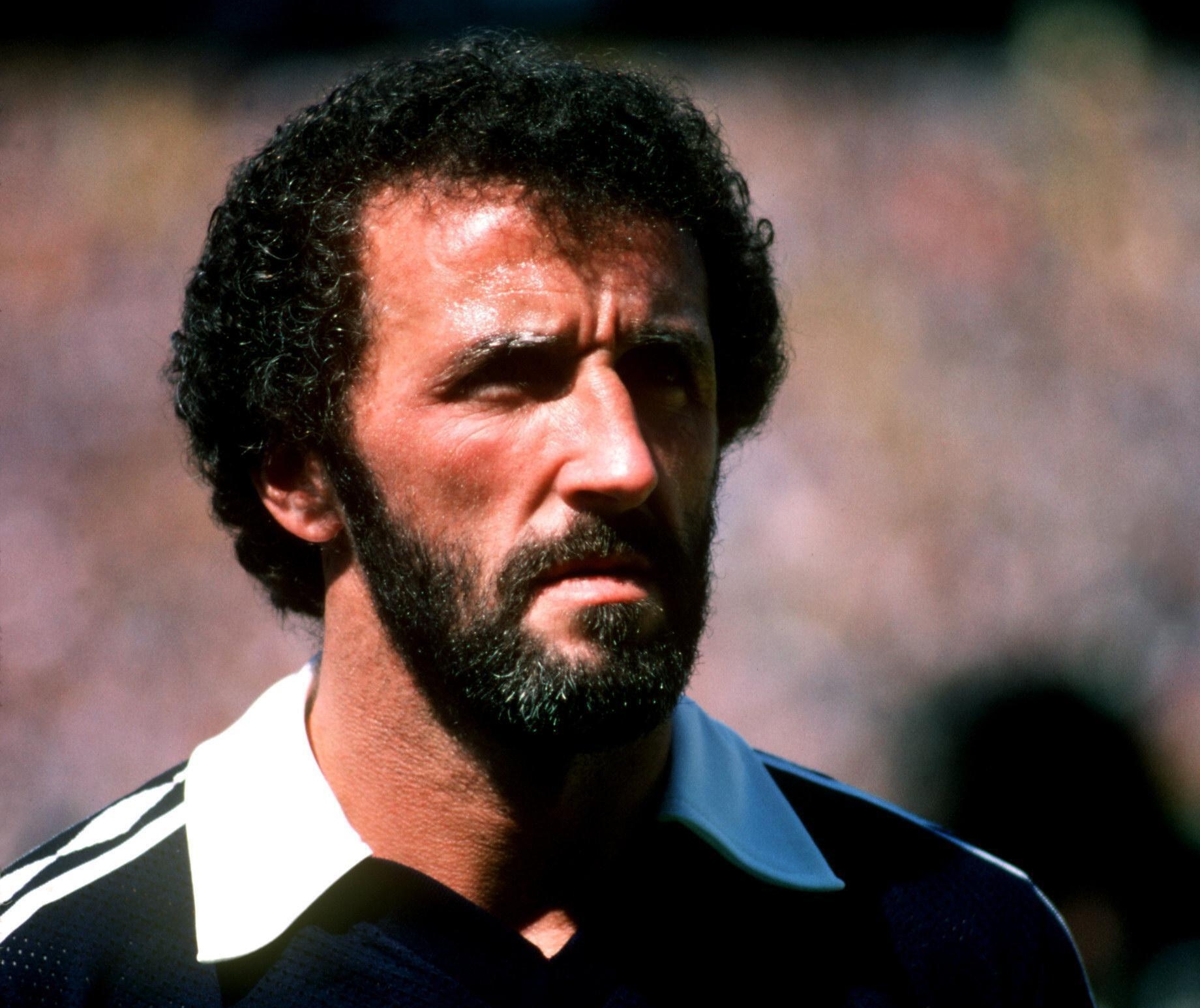 Scotland defender Danny McGrain pictured in 1980