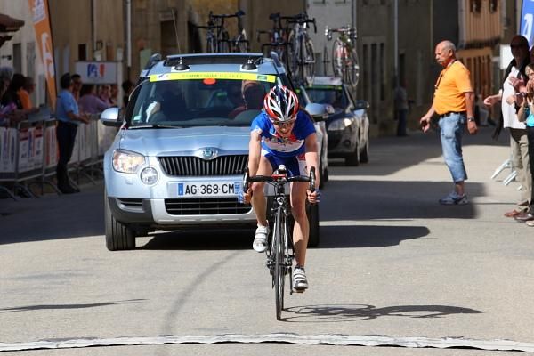 Mara Abbott (United States) finished eight seconds behind Emma Pooley.