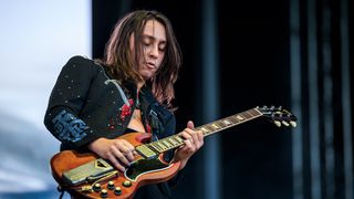 Jake Kiszka from Greta Van Fleet performs on stage at Tons Of Rock Festival 2024 on June 29, 2024 in Oslo, Norway
