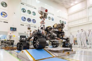 The Perseverance Rover is 90% spare parts from the Curiosity Rover but has a few new tools on board.