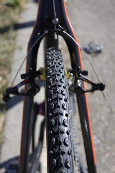 The new frame offers plenty of mud clearance