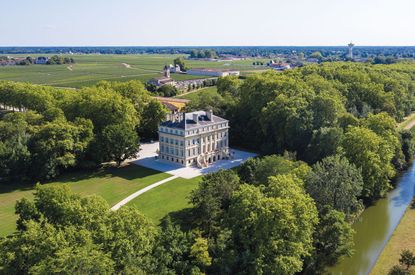 Château Margaux aerial view