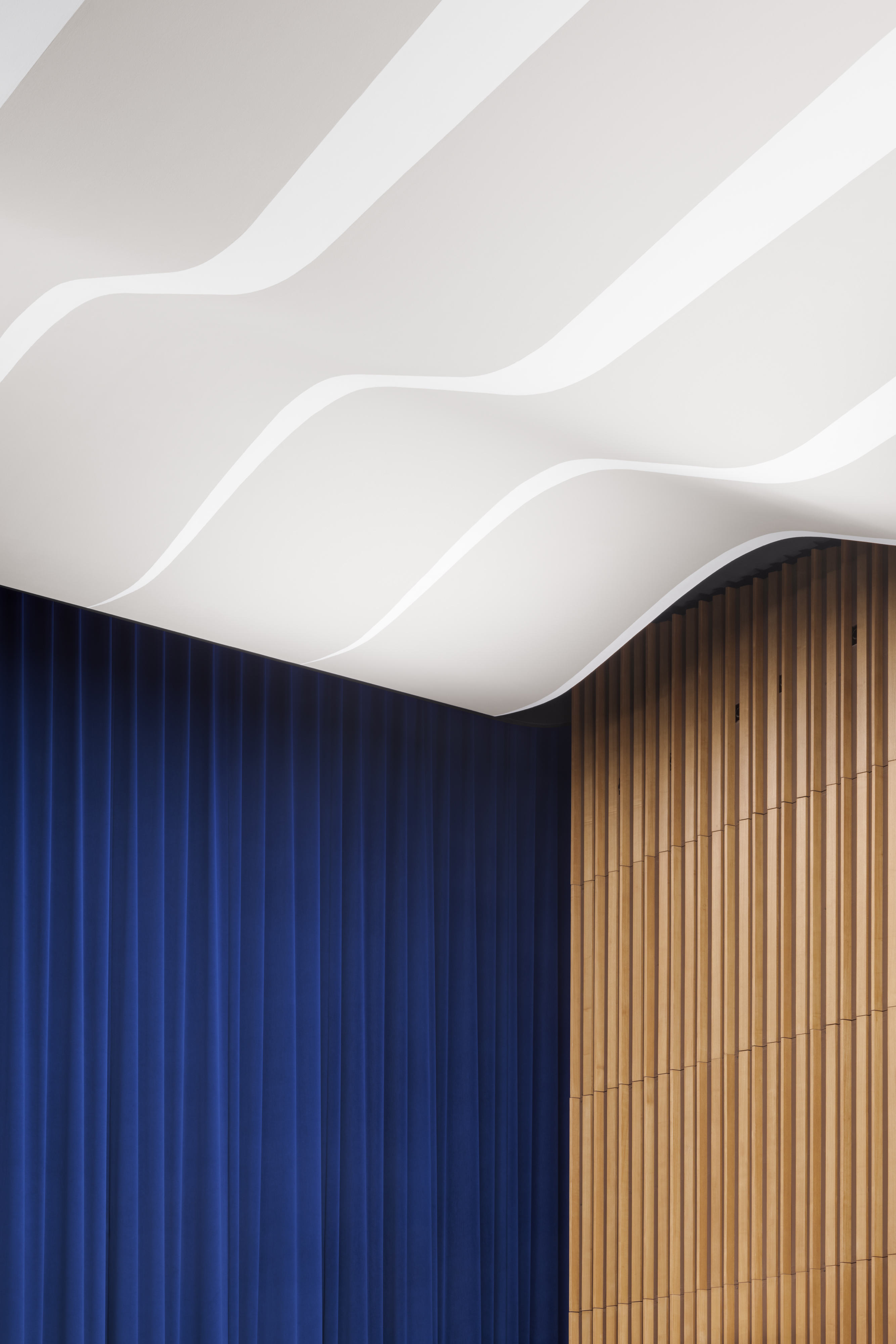 views of the modernist Kino International in Berlin