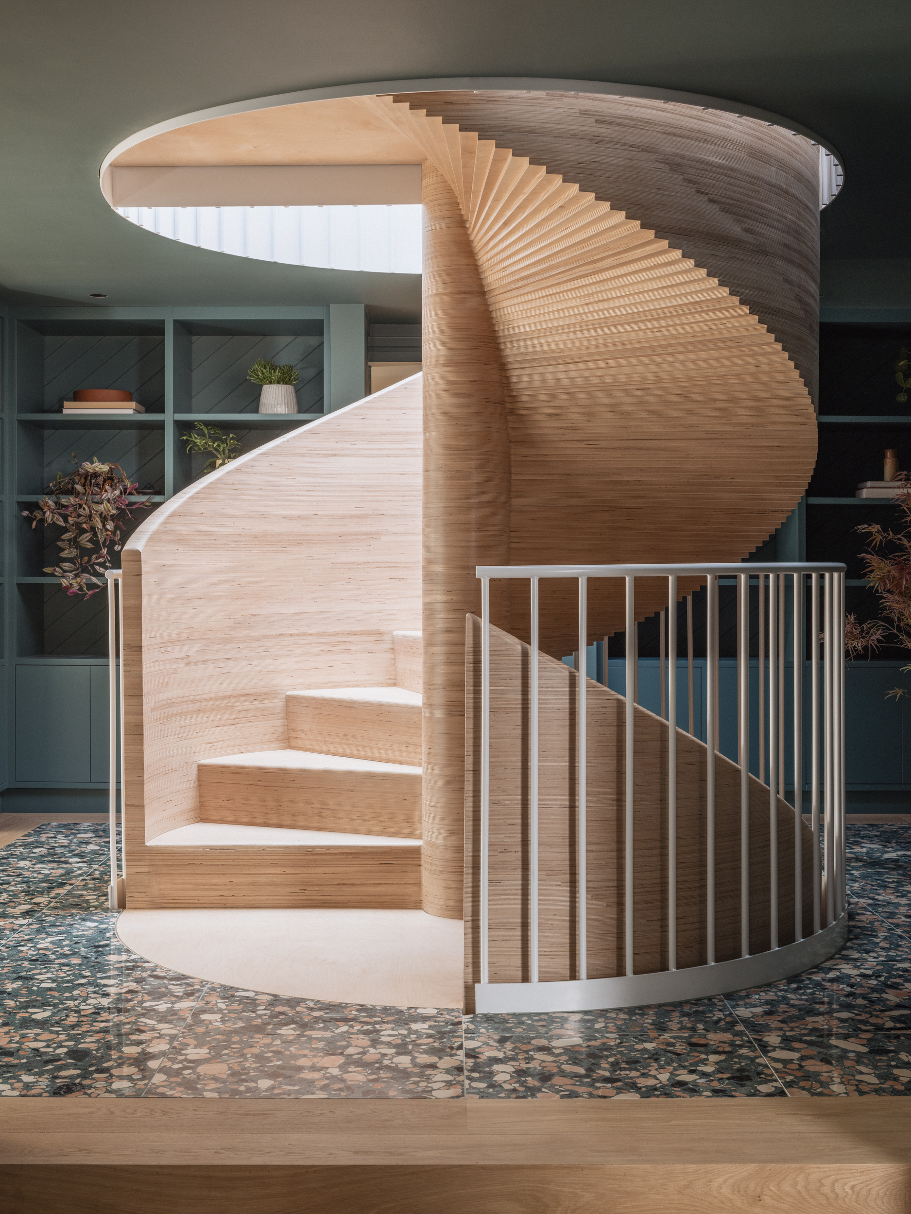 interior of Pyramid house, a refurbished milton keynes house