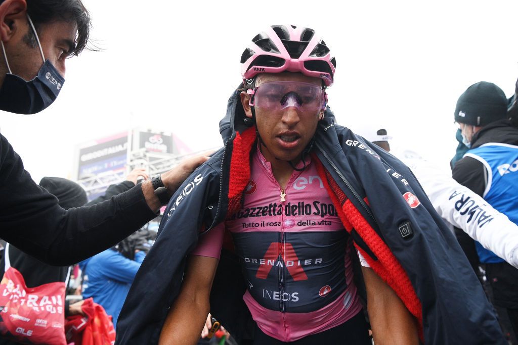 Foto Marco Alpozzi/LaPresse
22 maggio 2021 Italia
Sport Ciclismo
Giro d&#039;Italia 2021 - edizione 104 - Tappa 14 - Da Cittadella a Monte Zoncolan (km 205)
Nella foto:
Photo Marco Alpozzi/LaPresse
May 22, 2021 Italy
Sport Cycling
Giro d&#039;Italia 2021 - 104th edition - Stage 14 - from Cittadella to Monte Zoncolan
In the pic: 