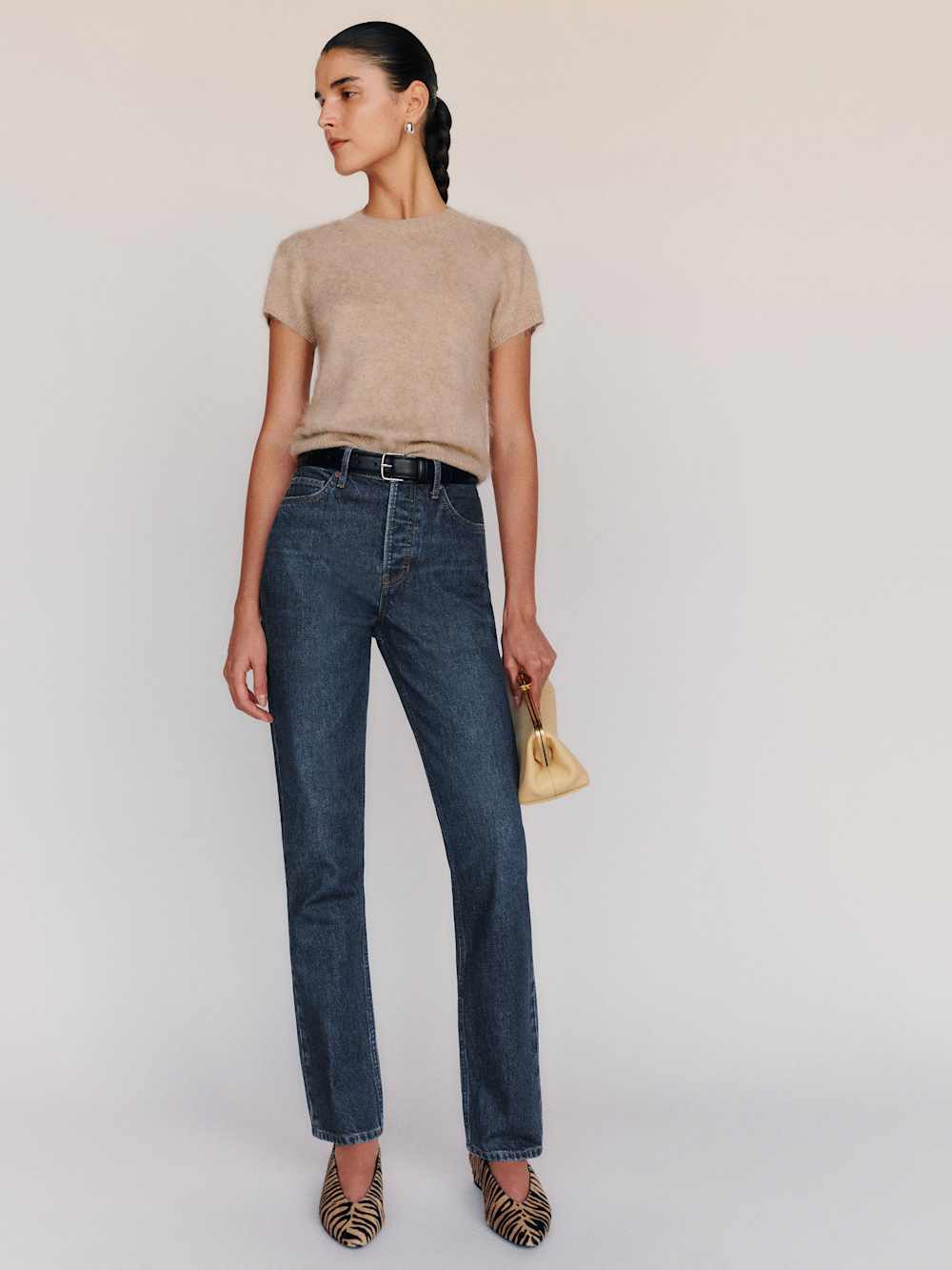 Cynthia High Rise Straight Jeans