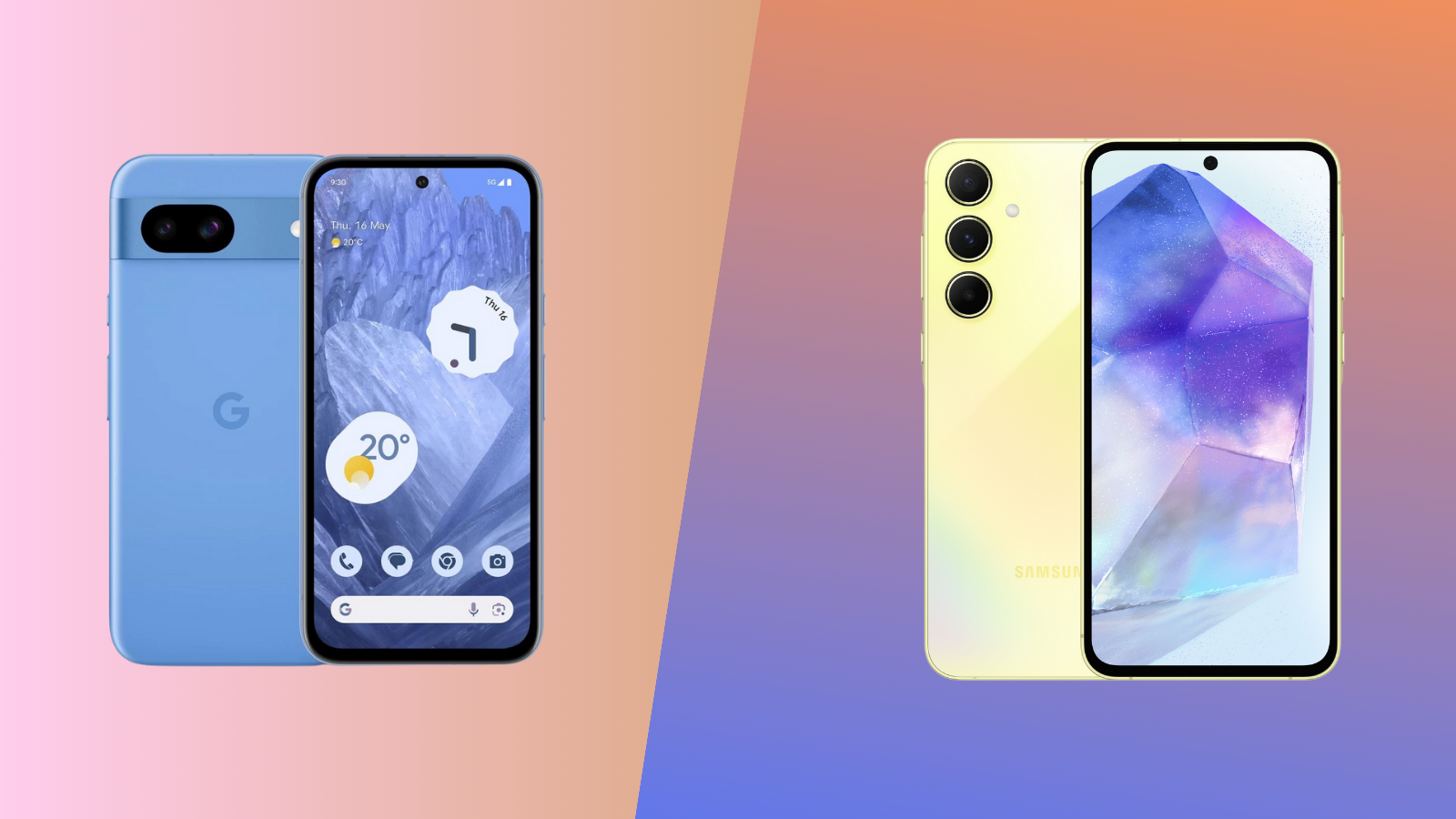 Pixel 8a vs Galaxy A55
