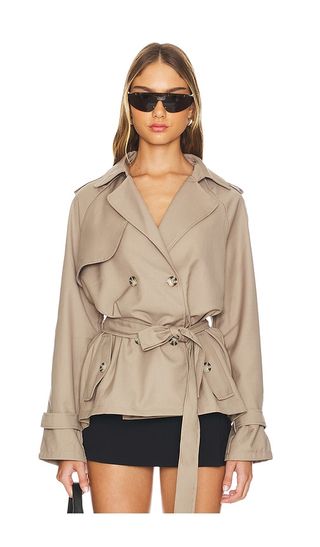 Cropped Trencherous Coat