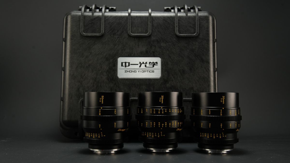 Mitakon 20mm, 35mm, 50mm T1.0 cine lenses