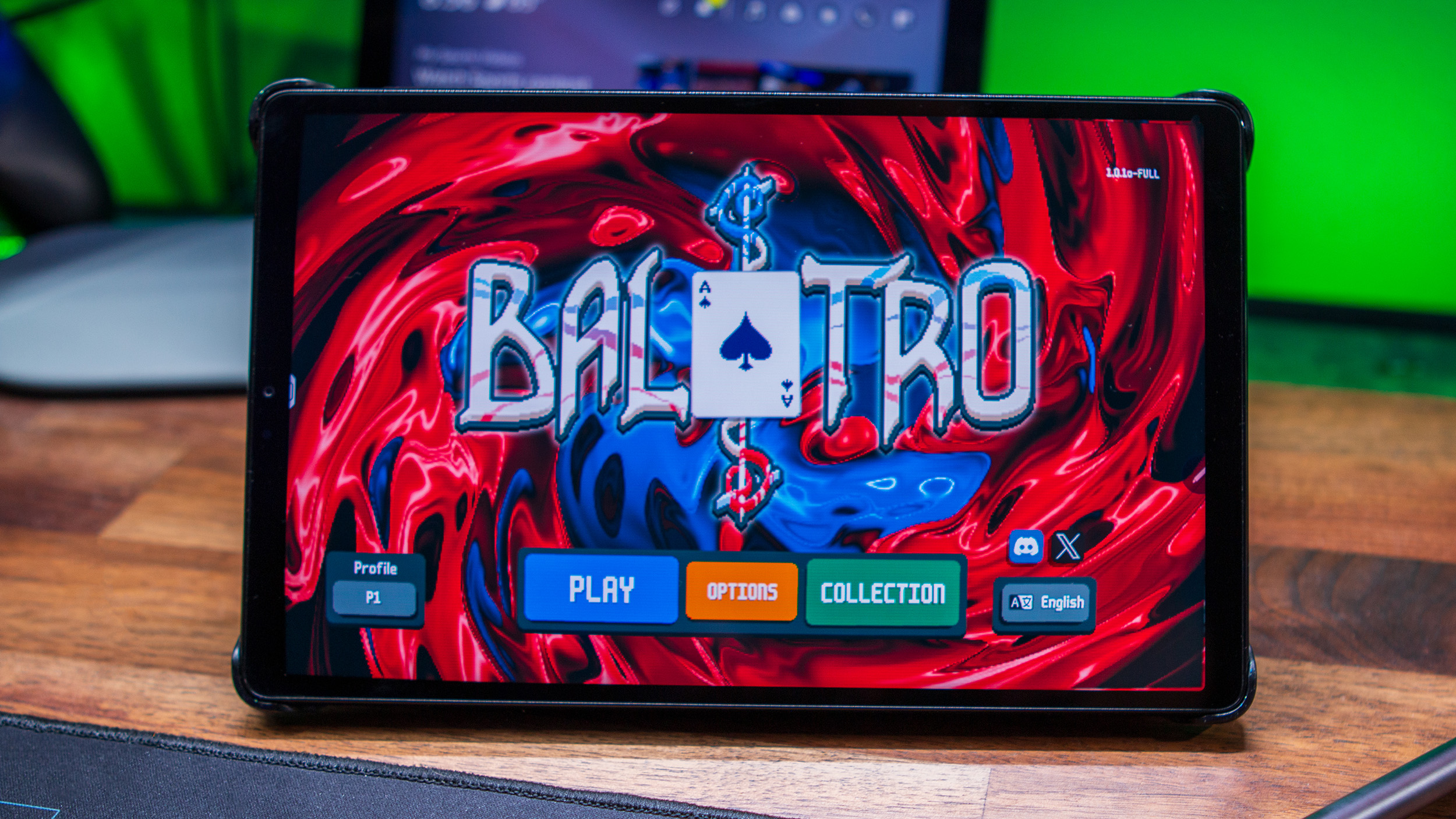 Balatro on the Lenovo Legion Tab Gen 3