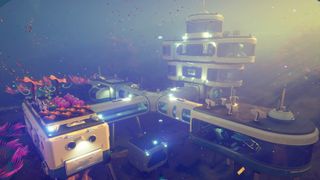 An underwater base