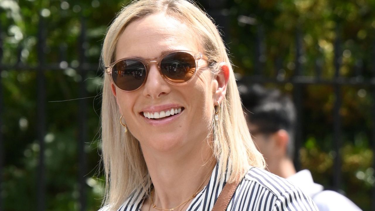 zara tindall at wimbledon