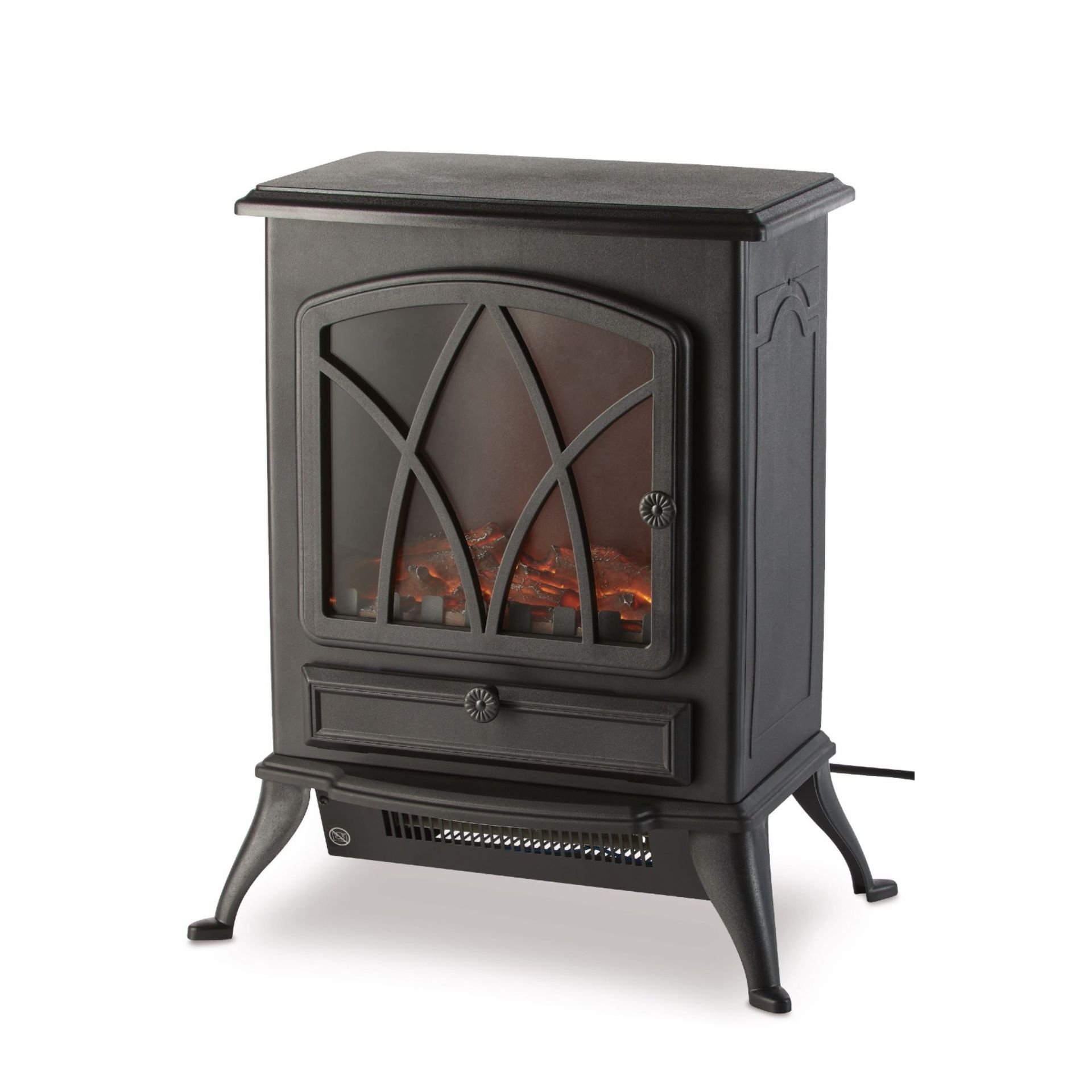 This Aldi electric heater looks like a woodburning stove Ideal Home