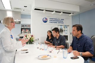 Expedition 32 planning the meals