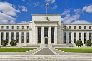 A photograph of the US Federal Reserve