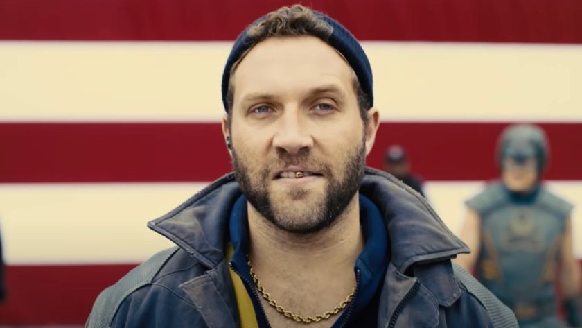 Captain Boomerang (Jai Courtney) walks alongside Task Force X in The Suicide Squad